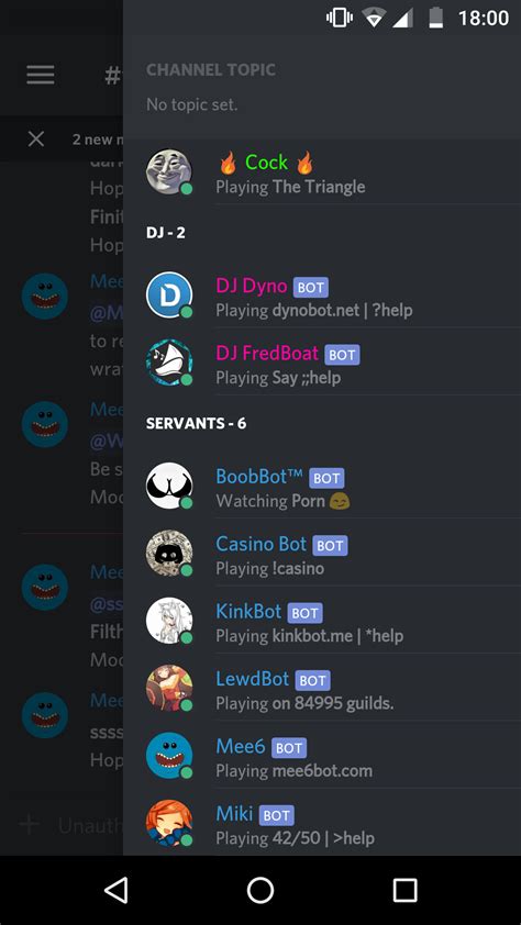 Use b!settings to view your current server settings and edit them. . Porn bots discord